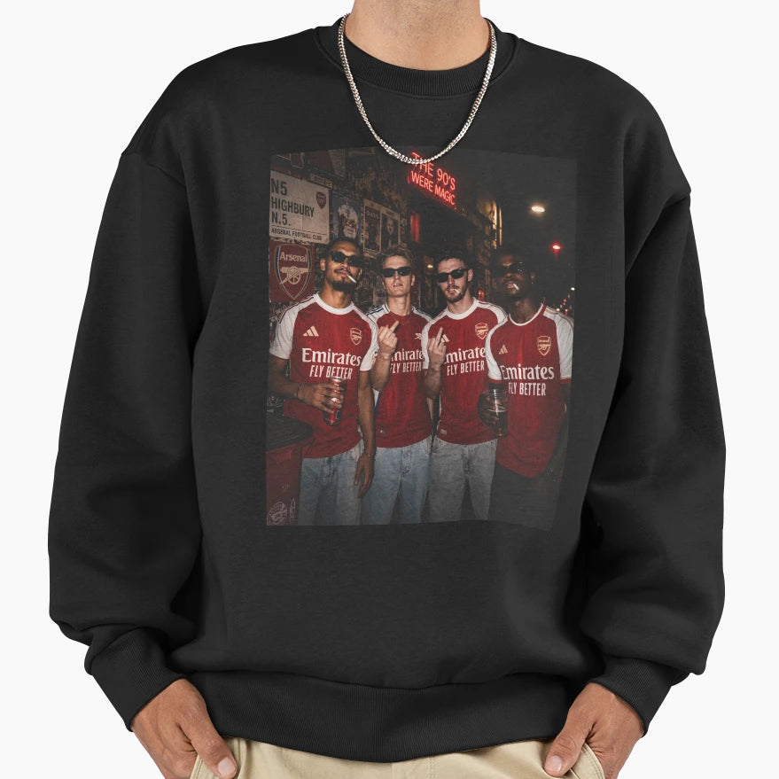 Arsenal Players Sweatshirt - Aesthetic Graphic Men Women - T-Shirt, Sweatshirt, Hoodie