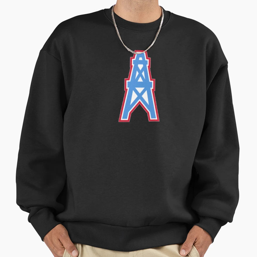 Houston Oilers Sweatshirt - Minimalist Print Unisex - T-Shirt, Sweatshirt, Hoodie
