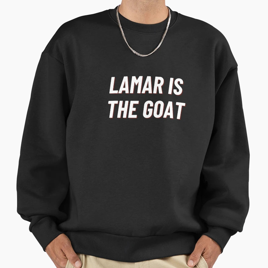 LJ Goat Baltimore Ravens Fan Sweatshirt - Minimalist Print Unisex - T-Shirt, Sweatshirt, Hoodie