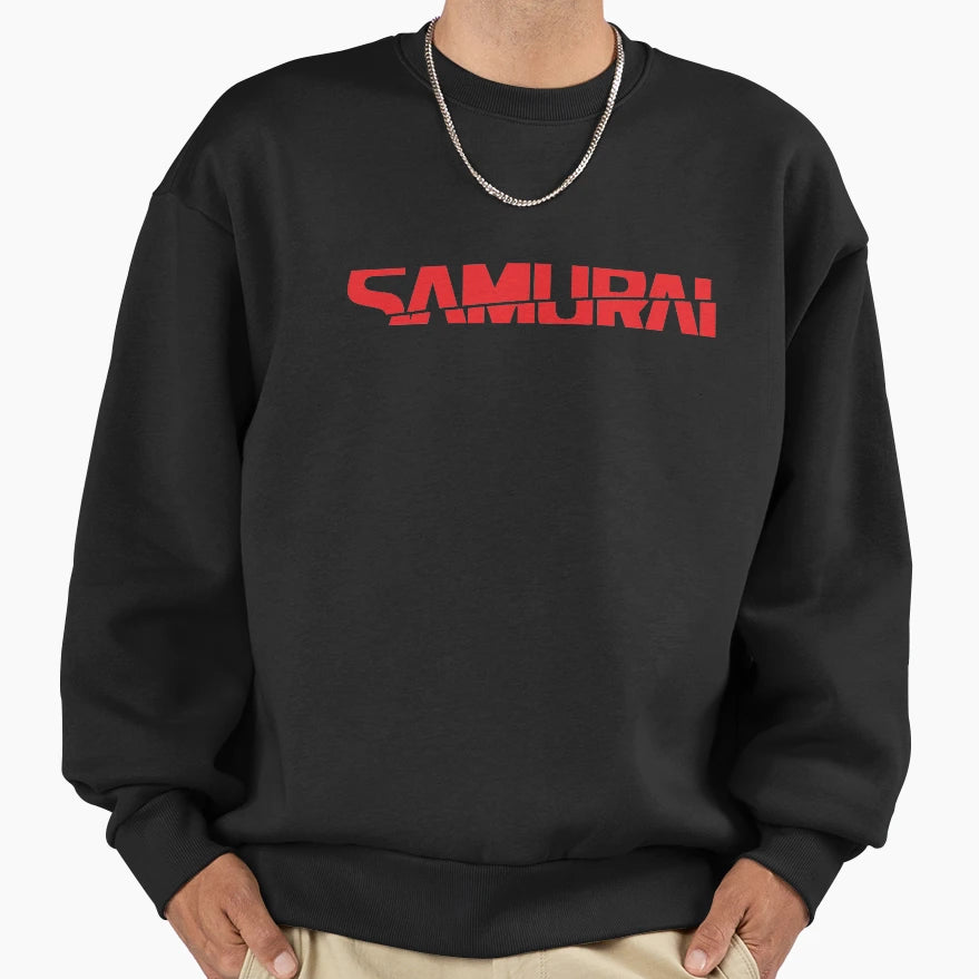 Samurai Sweatshirt - Aesthetic Graphic Unisex - T-Shirt, Sweatshirt, Hoodie