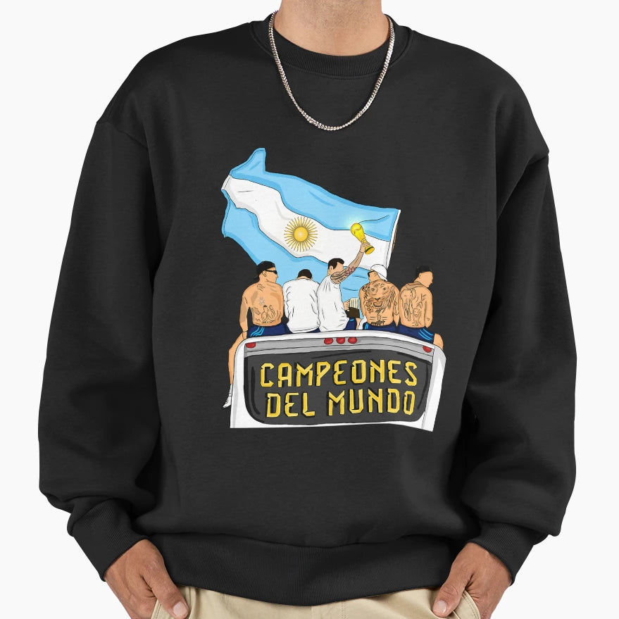 Vamo Vamo Campeones Sweatshirt - Casual Everyday Wear Unisex - T-Shirt, Sweatshirt, Hoodie