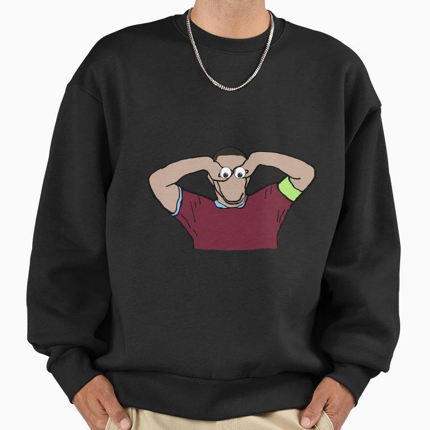 John Mcginn Big Eyes Art Sweatshirt - Fun Novelty Design for Adults - T-Shirt, Sweatshirt, Hoodie
