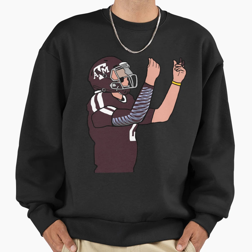 Johnny Football Sweatshirt - Graphic Print Unisex - T-Shirt, Sweatshirt, Hoodie