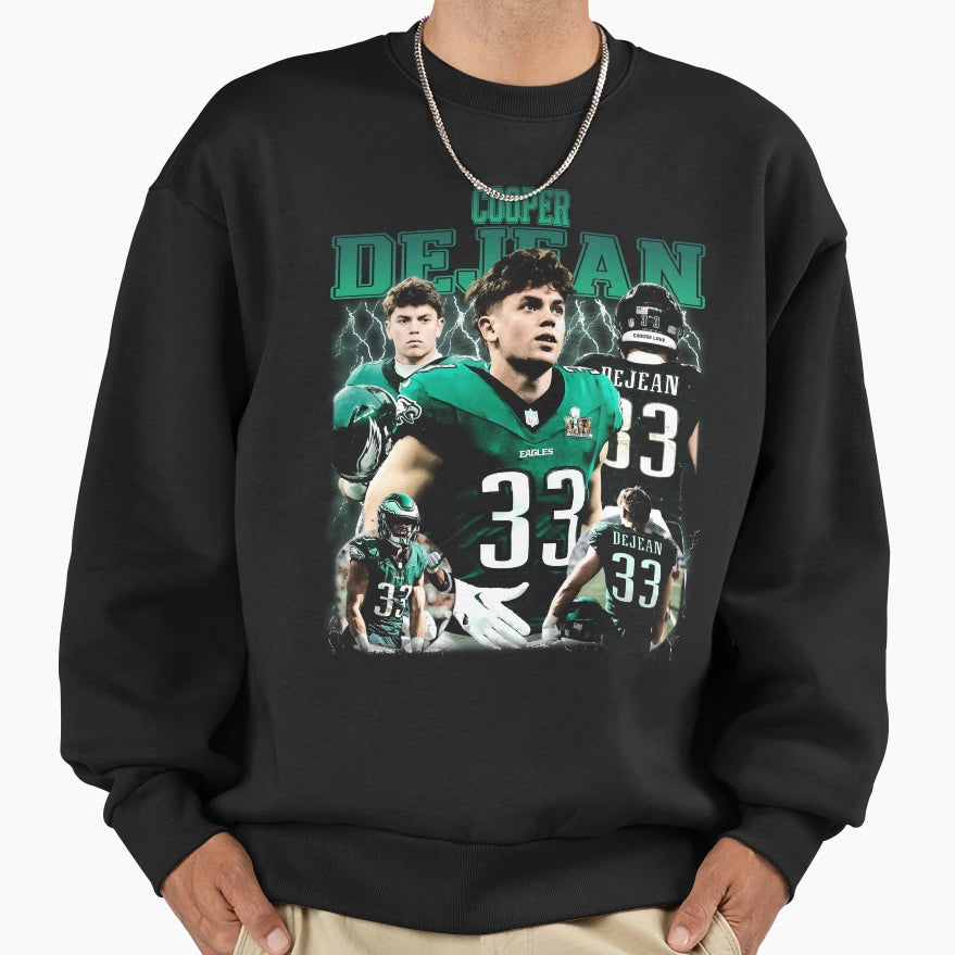 Football Cooper Dejean Bootleg Fan Sweatshirt - Graphic Print Unisex - T-Shirt, Sweatshirt, Hoodie