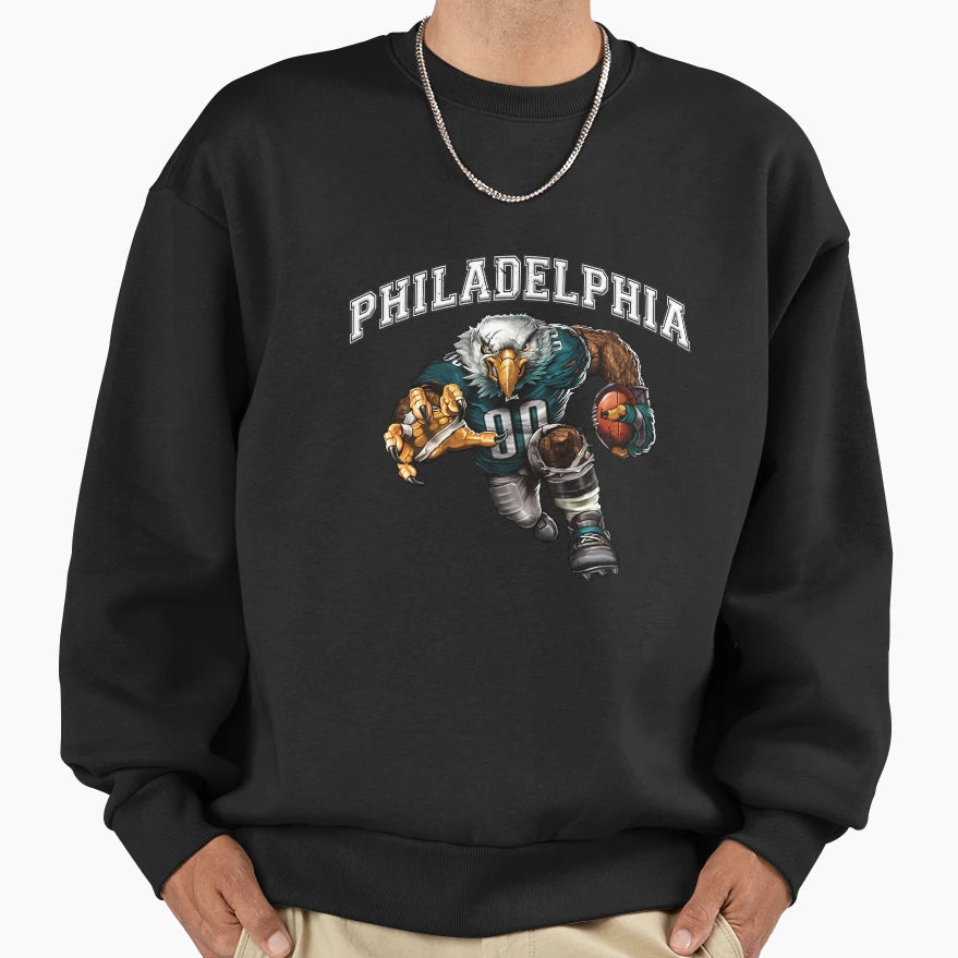 Philadelphia Football Sweatshirt - Novelty Apparel for Adults - T-Shirt, Sweatshirt, Hoodie