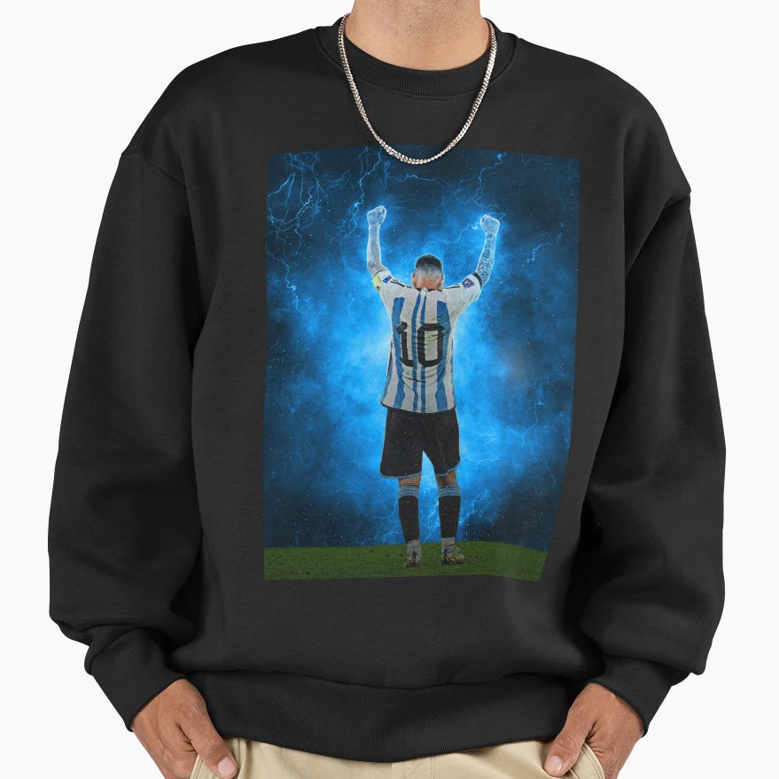 Lionel Messi New Goal Celebration Sweatshirt - Aesthetic Graphic Unisex - T-Shirt, Sweatshirt, Hoodie