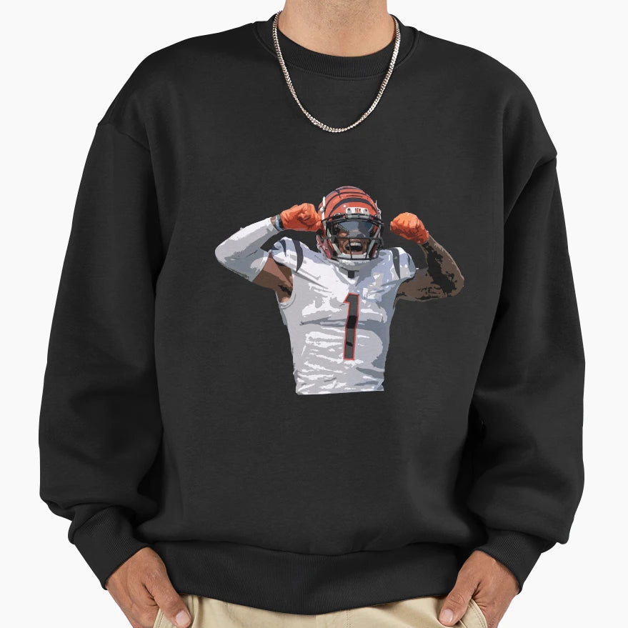 Jamarr Chase Sweatshirt - Minimalist Print Unisex - T-Shirt, Sweatshirt, Hoodie