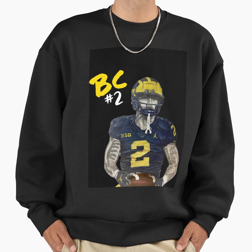 Blake Corum Signature Sweatshirt - Unique Graphic Unisex - T-Shirt, Sweatshirt, Hoodie