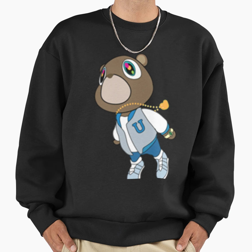Kanye West Graduation Bear Sweatshirt - Unique Graphic Men Women - T-Shirt, Sweatshirt, Hoodie