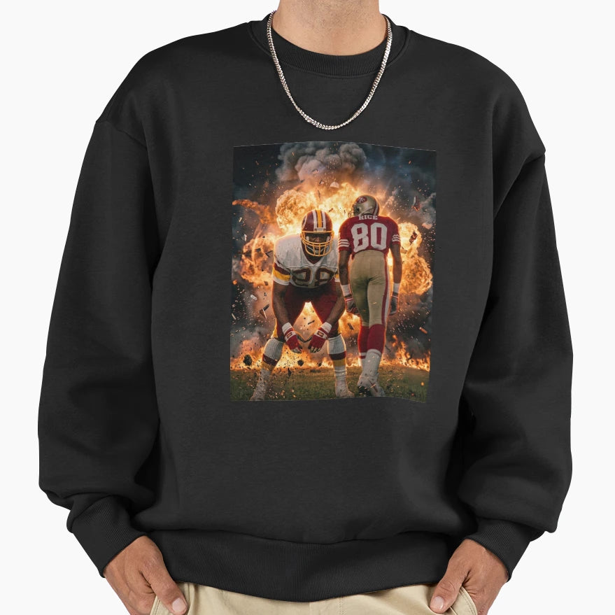 Washington Commanders Sweatshirt - Aesthetic Graphic Men Women - T-Shirt, Sweatshirt, Hoodie