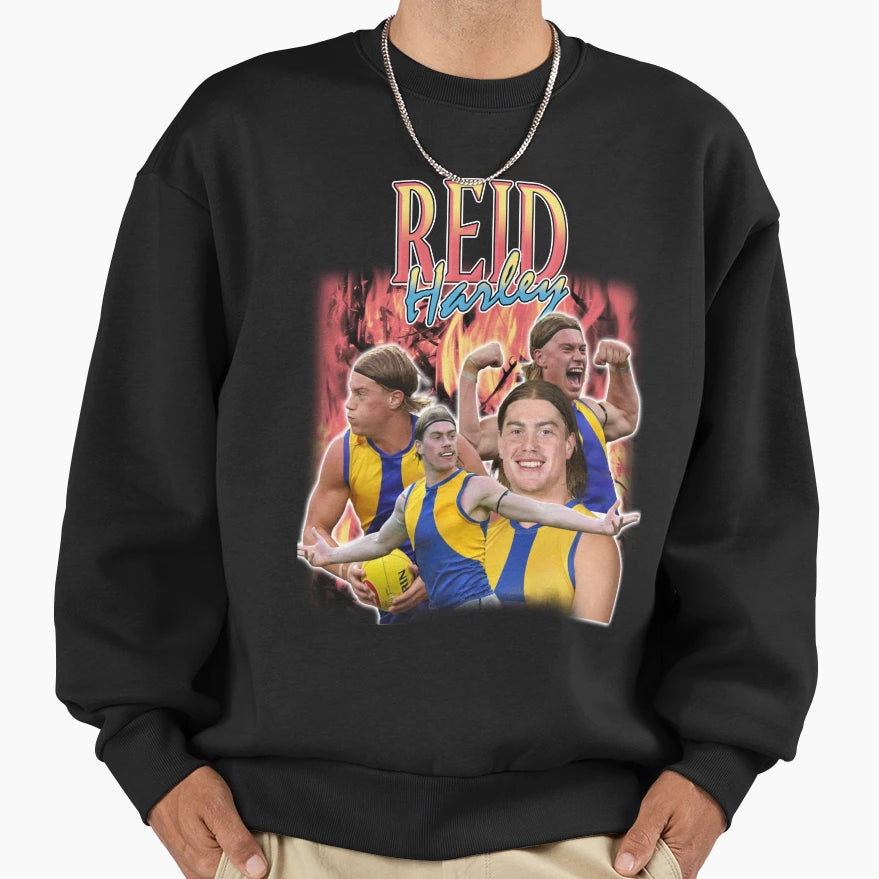 Harley Reid Fire Sweatshirt - Casual Everyday Wear for Adults - T-Shirt, Sweatshirt, Hoodie
