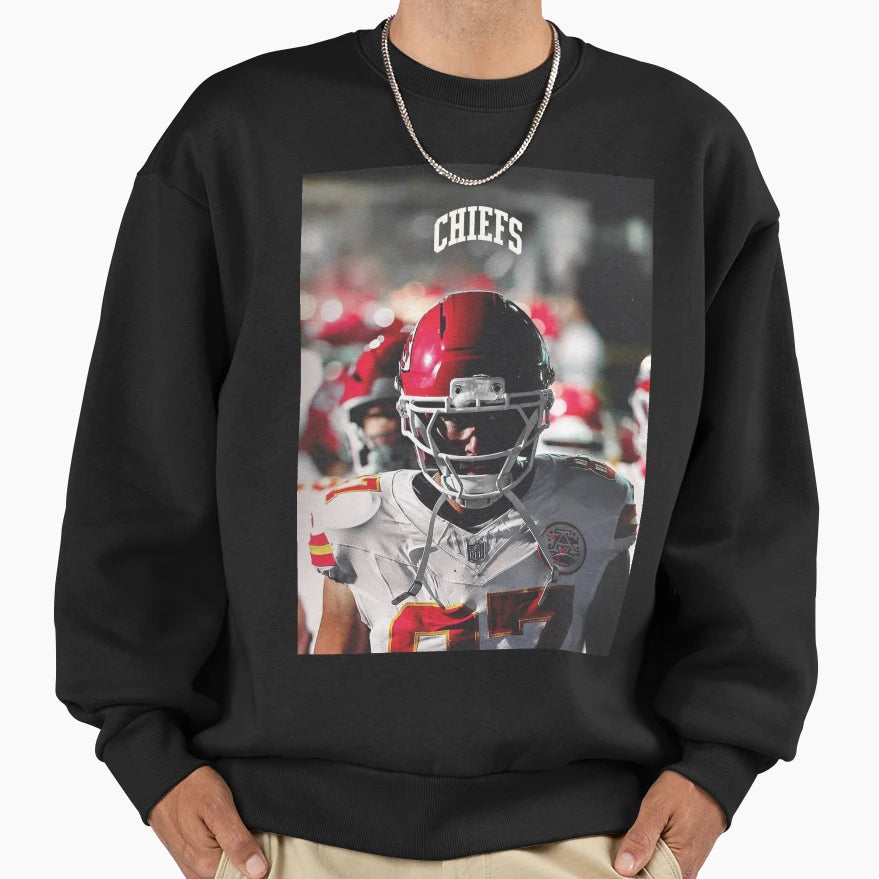 Kansas City Football Red Kingdom Sweatshirt - Aesthetic Graphic for Adults - T-Shirt, Sweatshirt, Hoodie