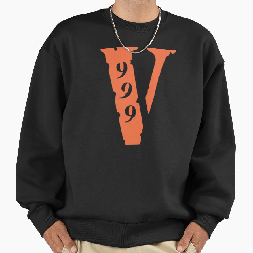 Orange Nine Love Sweatshirt - Minimalist Print for Adults - T-Shirt, Sweatshirt, Hoodie