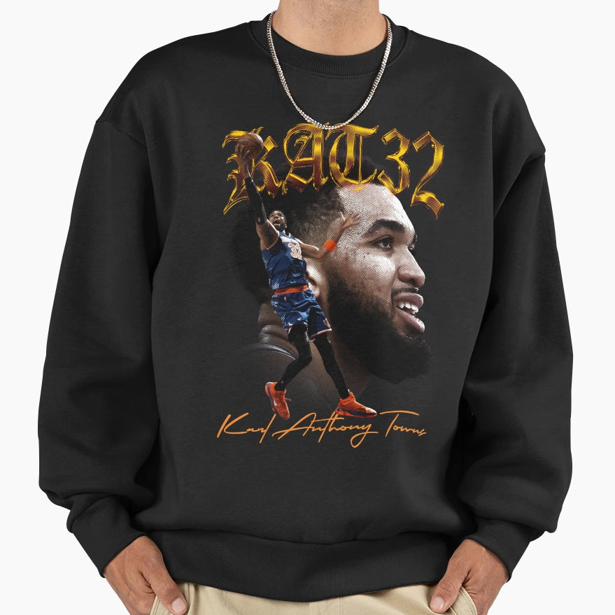 Karl Anthony Towns Sweatshirt - Minimalist Print for Adults - T-Shirt, Sweatshirt, Hoodie