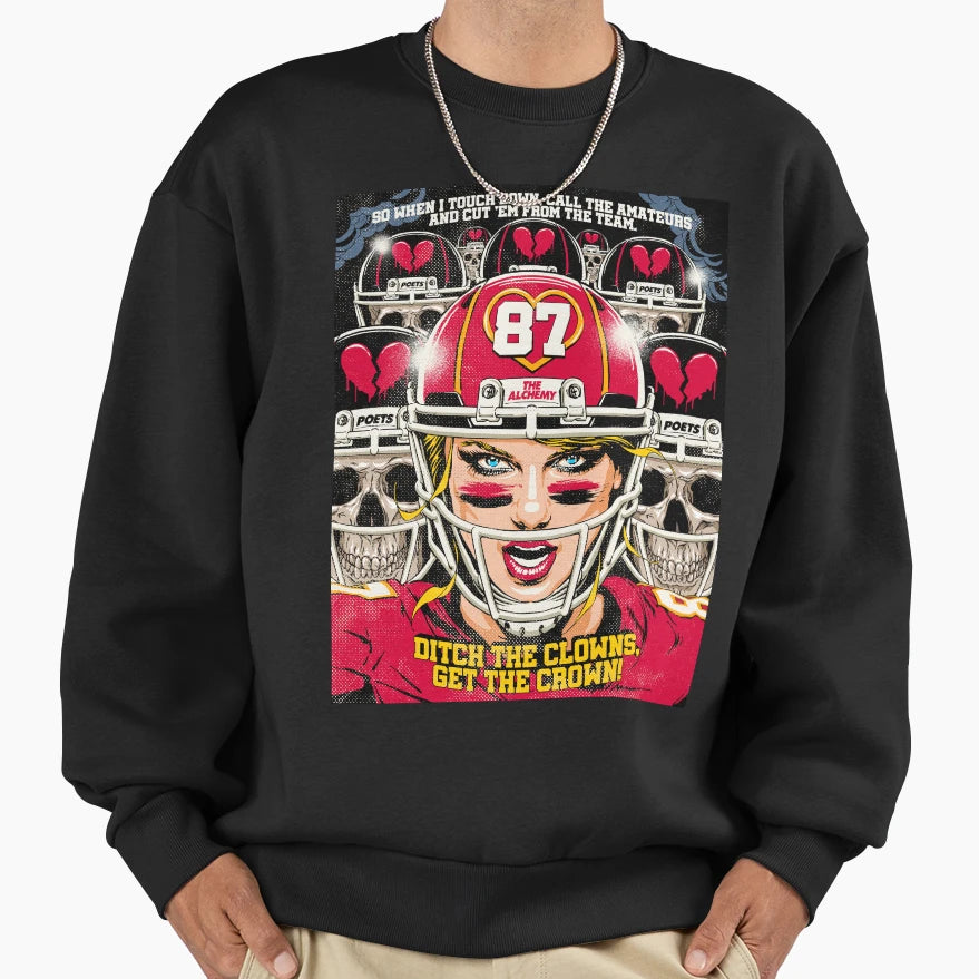 Get Crown Sweatshirt - Novelty Apparel Men Women - T-Shirt, Sweatshirt, Hoodie