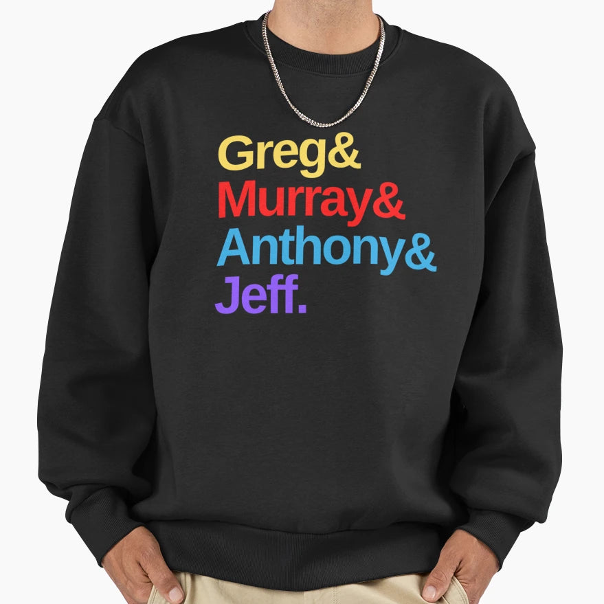Wiggles Og Helvetica Colourful Sweatshirt - Unique Graphic Unisex - T-Shirt, Sweatshirt, Hoodie