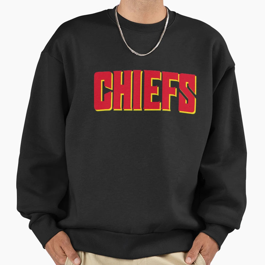 Kc Chiefs Sweatshirt - Custom Art Print Men Women - T-Shirt, Sweatshirt, Hoodie