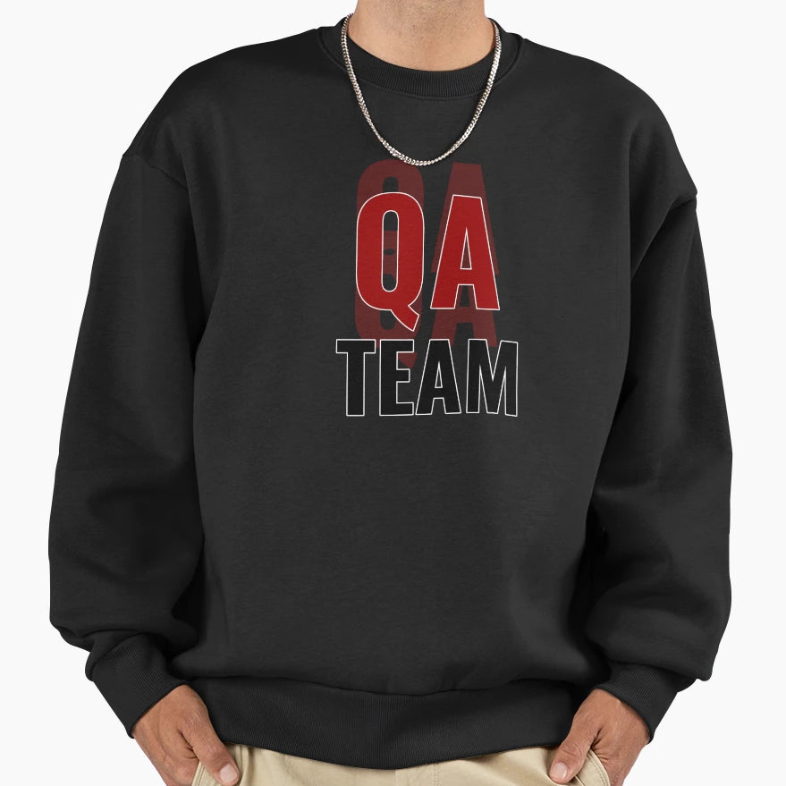 Qa Engineer Qa Team Sweatshirt - Custom Art Print Unisex - T-Shirt, Sweatshirt, Hoodie