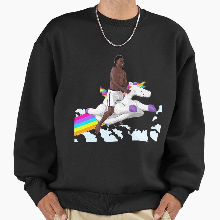 Saka Unicorn Bukayo Saka Unicorn Sweatshirt - Unique Graphic Unisex - T-Shirt, Sweatshirt, Hoodie