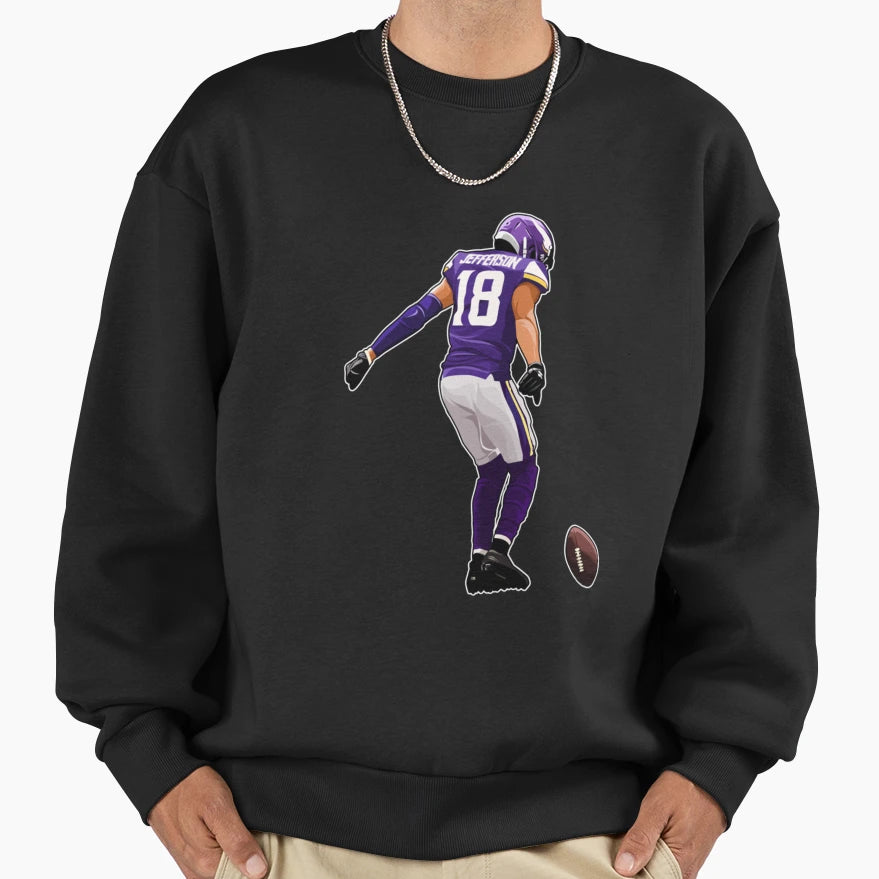 JJ 18 Celebrate Touchdown Sweatshirt - Novelty Apparel Unisex - T-Shirt, Sweatshirt, Hoodie