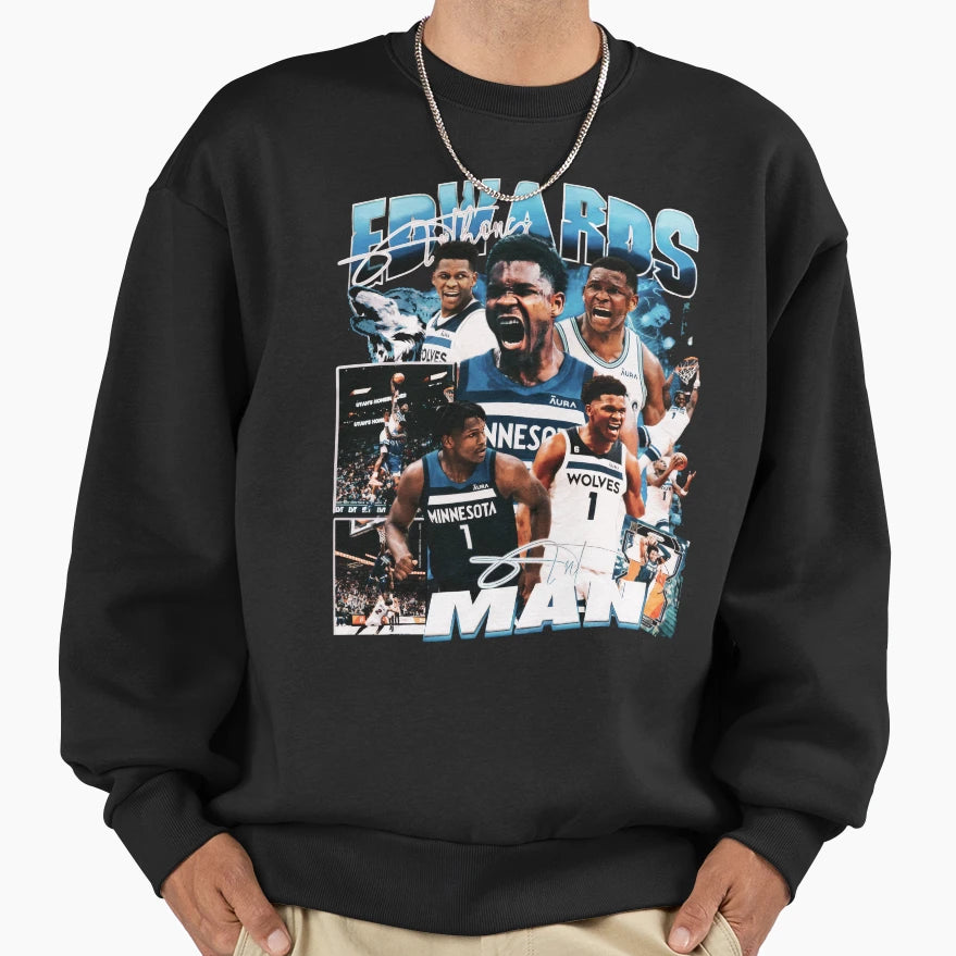 Anthony Edwards Ant Sweatshirt - Fun Novelty Design Men Women - T-Shirt, Sweatshirt, Hoodie
