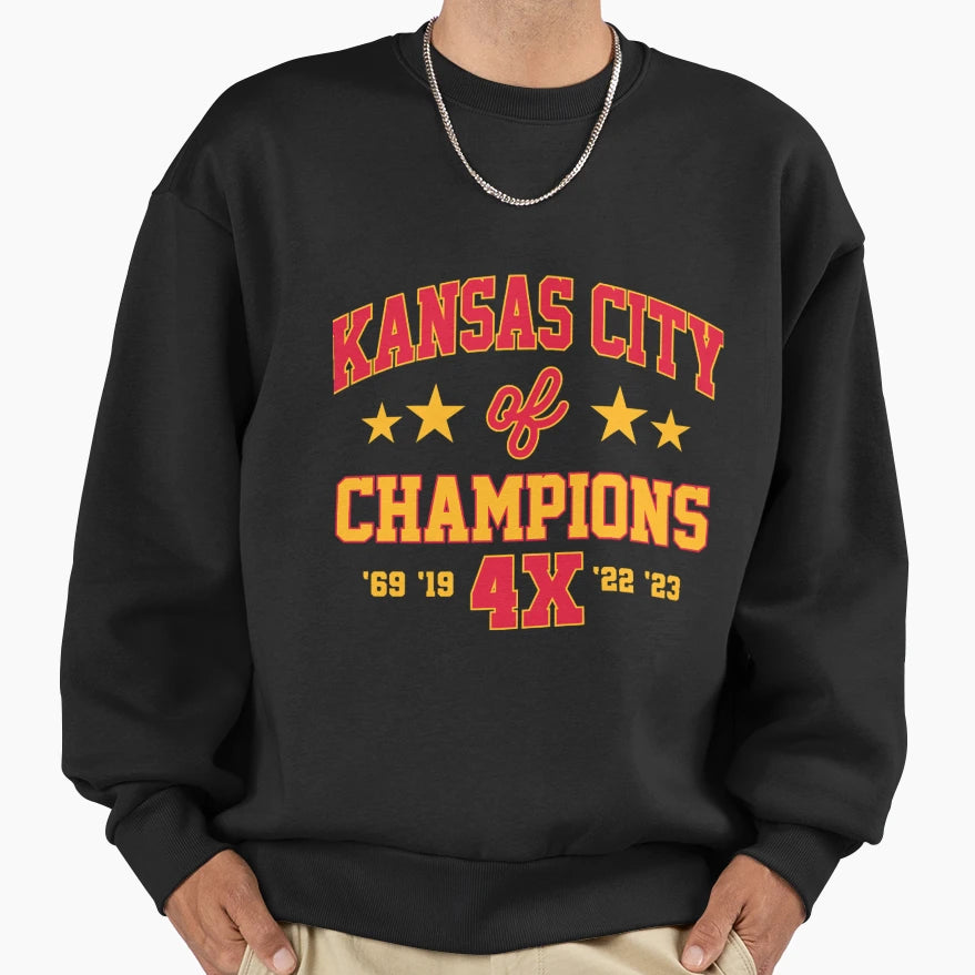 Art Kansas City Chiefs Sweatshirt - Custom Art Print Unisex - T-Shirt, Sweatshirt, Hoodie
