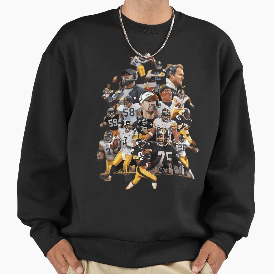 Steelers Football Sweatshirt - Trendy Graphic for Adults - T-Shirt, Sweatshirt, Hoodie