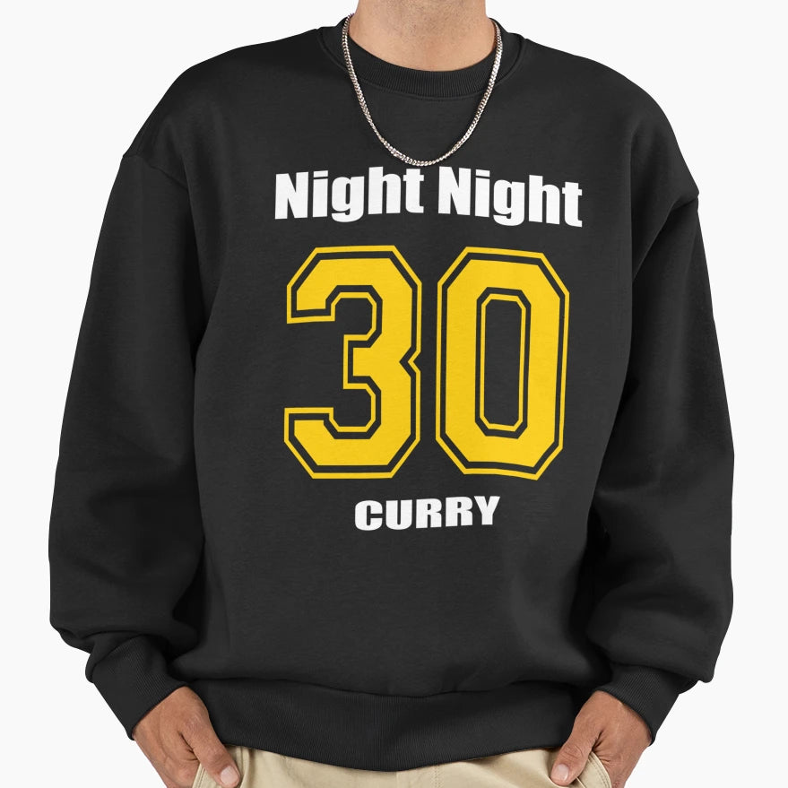 Steph Curry Night Night Sweatshirt - Custom Art Print Unisex - T-Shirt, Sweatshirt, Hoodie