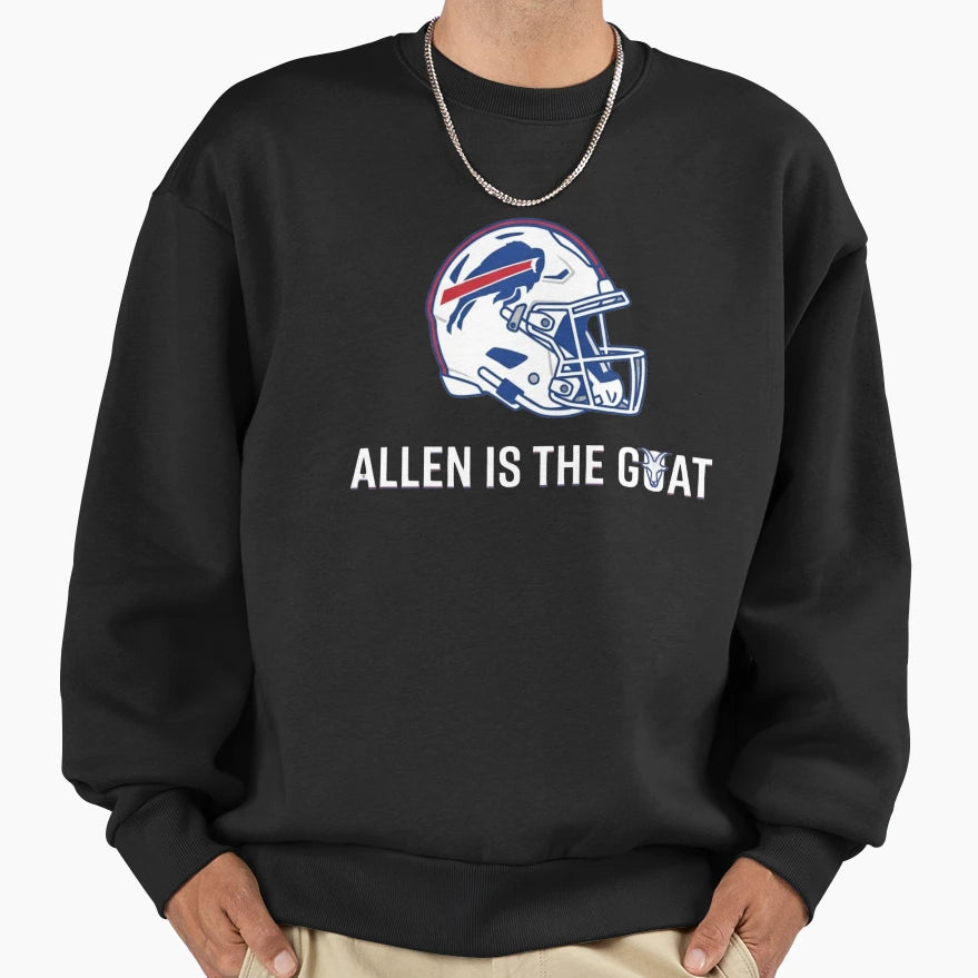 Goat Energy JA Buffalo Bills Fan Art Sweatshirt - Graphic Print Unisex - T-Shirt, Sweatshirt, Hoodie