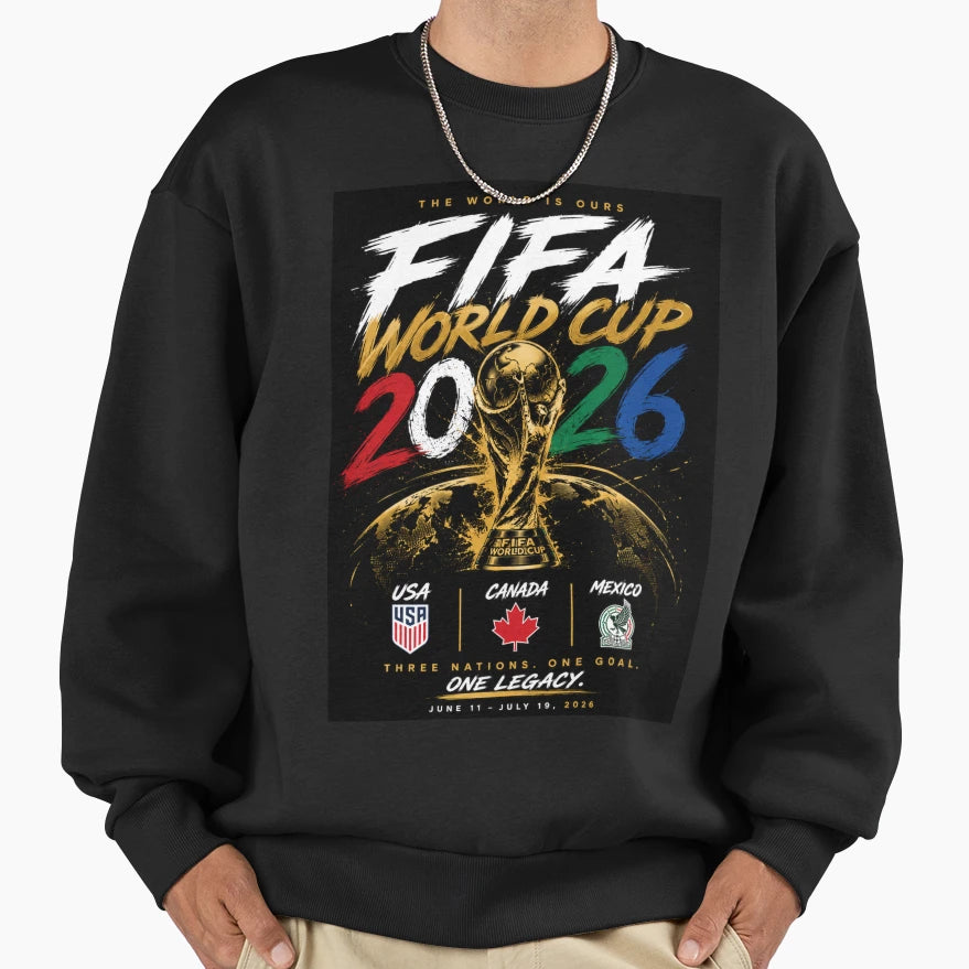 Fifa World Cup Sweatshirt - Novelty Apparel Unisex - T-Shirt, Sweatshirt, Hoodie
