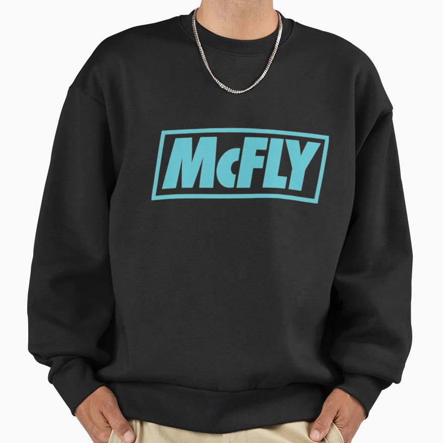 Mcfly New Logo 2020 Teal Young Dumb Sweatshirt - Trendy Graphic Men Women - T-Shirt, Sweatshirt, Hoodie
