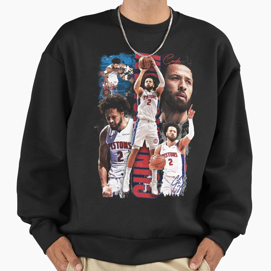 Cade Cunningham Sweatshirt - Casual Everyday Wear Unisex - T-Shirt, Sweatshirt, Hoodie