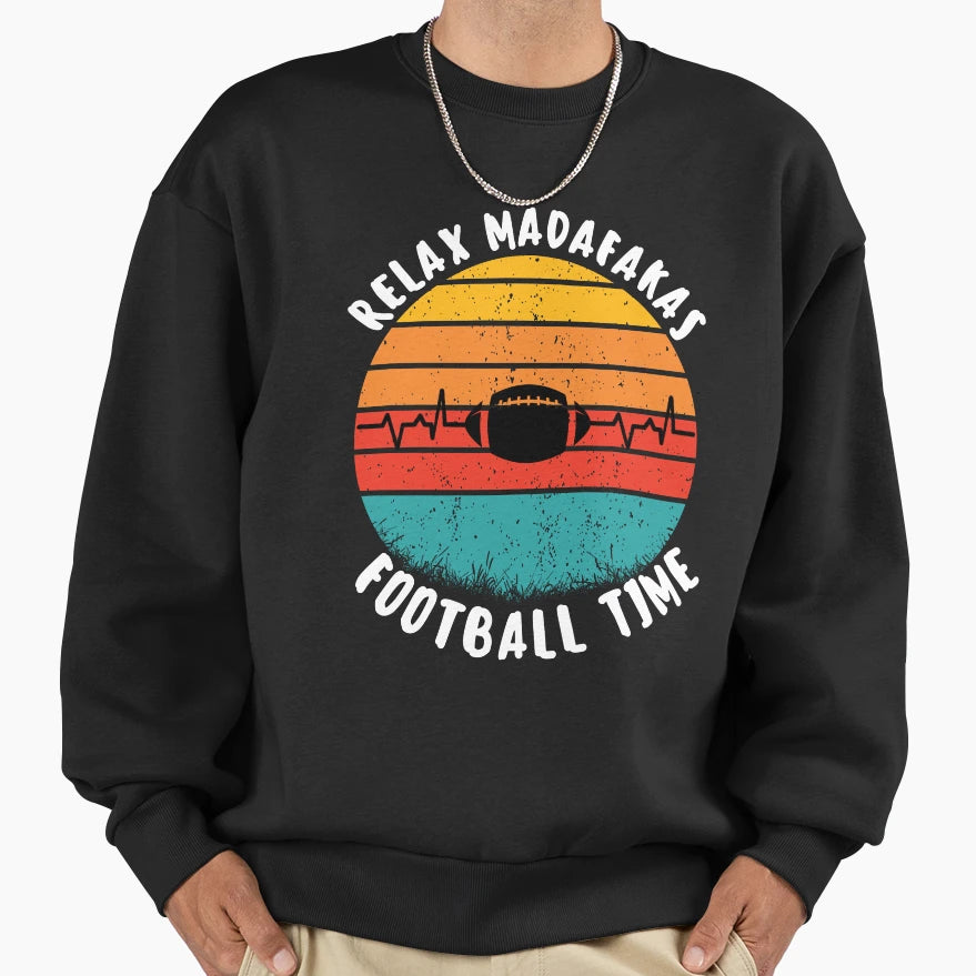 Funny Football Madafakas Rugby Lovers Sweatshirt - Unique Graphic Men Women - T-Shirt, Sweatshirt, Hoodie
