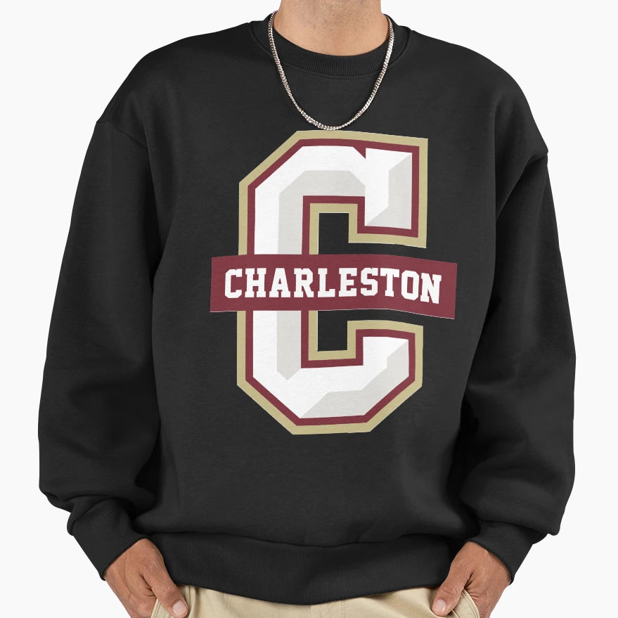 College Charleston Cougars Sweatshirt - Casual Everyday Wear for Adults - T-Shirt, Sweatshirt, Hoodie