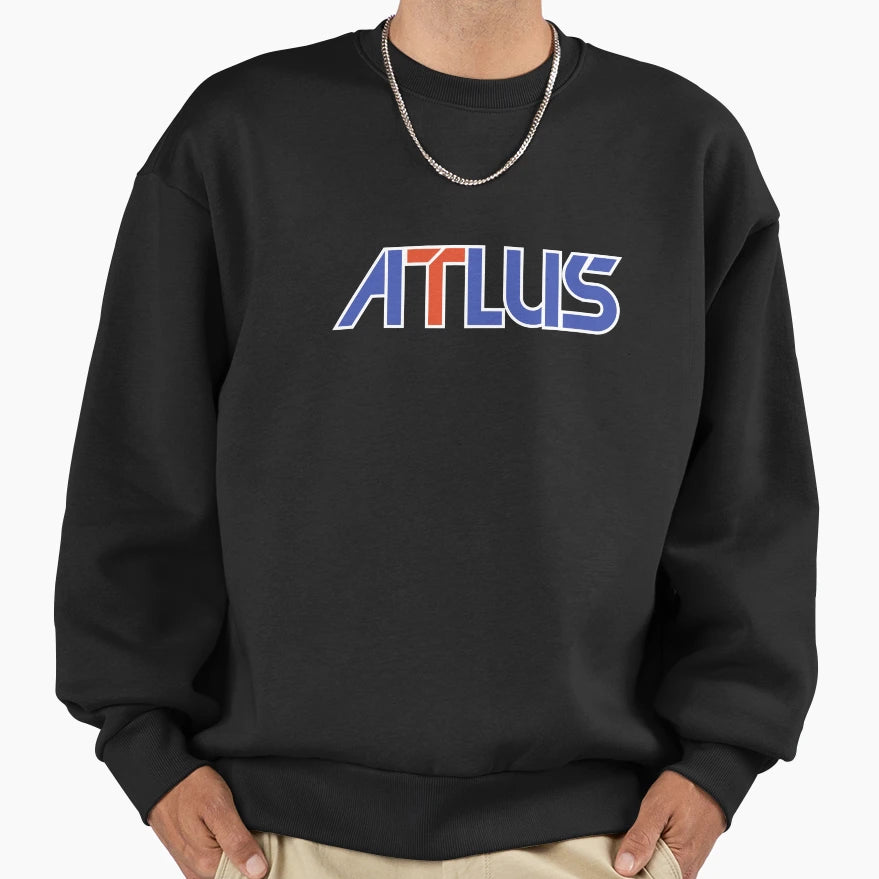 Atlus Logo Sweatshirt - Casual Everyday Wear Men Women - T-Shirt, Sweatshirt, Hoodie