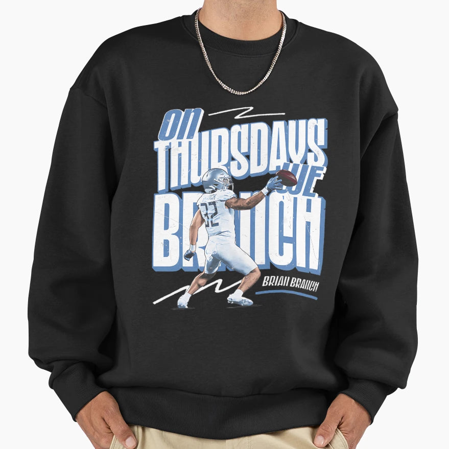 Brian Detroit Thursdays We Branch Sweatshirt - Novelty Apparel for Adults - T-Shirt, Sweatshirt, Hoodie