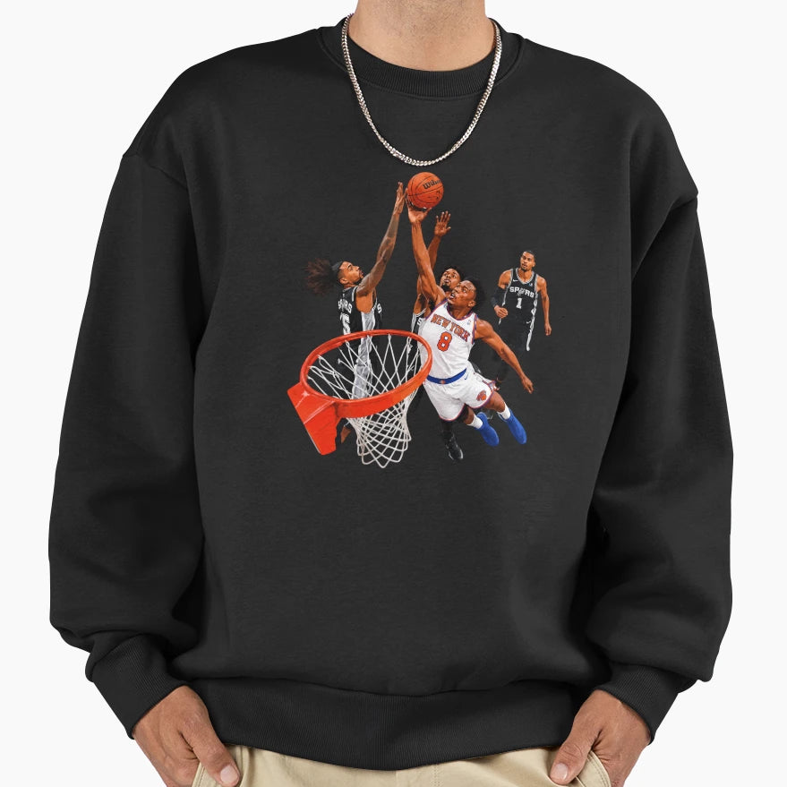 Og Anunoby New York Knicks Nba Sweatshirt - Minimalist Print for Adults - T-Shirt, Sweatshirt, Hoodie