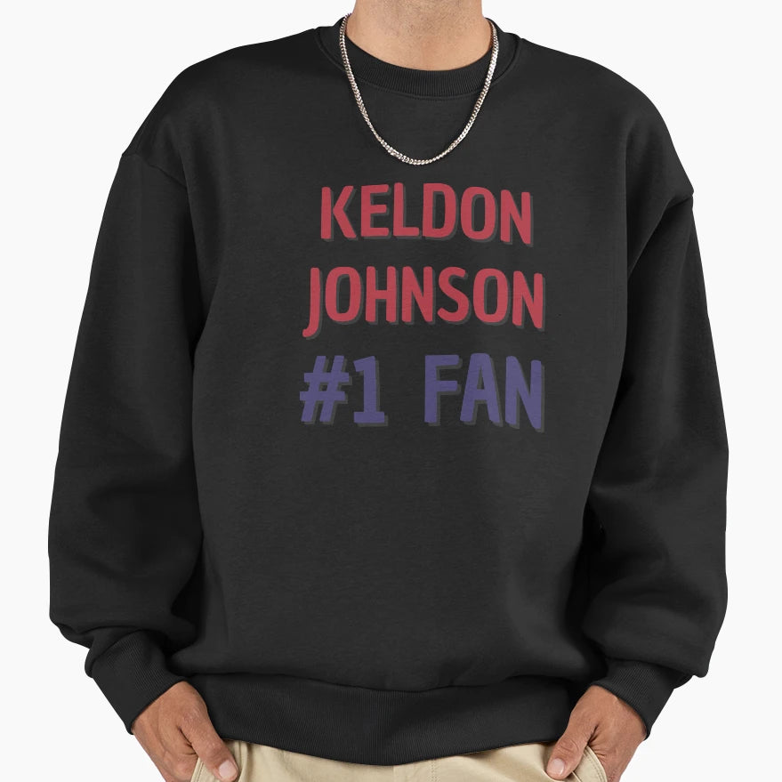 Keldon Johnson 1 Fan Sweatshirt - Casual Everyday Wear Unisex - T-Shirt, Sweatshirt, Hoodie