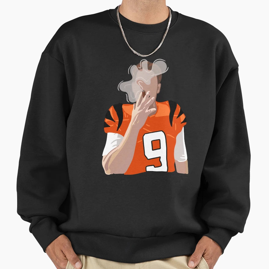JB Smoking Cigar Sweatshirt - Fun Novelty Design Men Women - T-Shirt, Sweatshirt, Hoodie