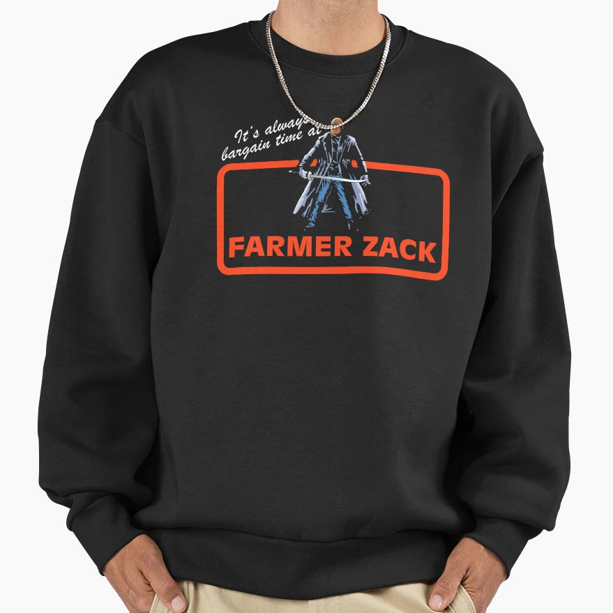 Farmer Zack Sweatshirt - Trendy Graphic for Adults - T-Shirt, Sweatshirt, Hoodie