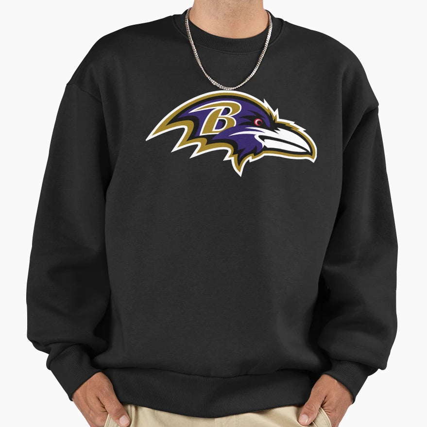 B Ravens Logo Png T-Shirt - Custom Art Print Men Women - T-Shirt, Sweatshirt, Hoodie