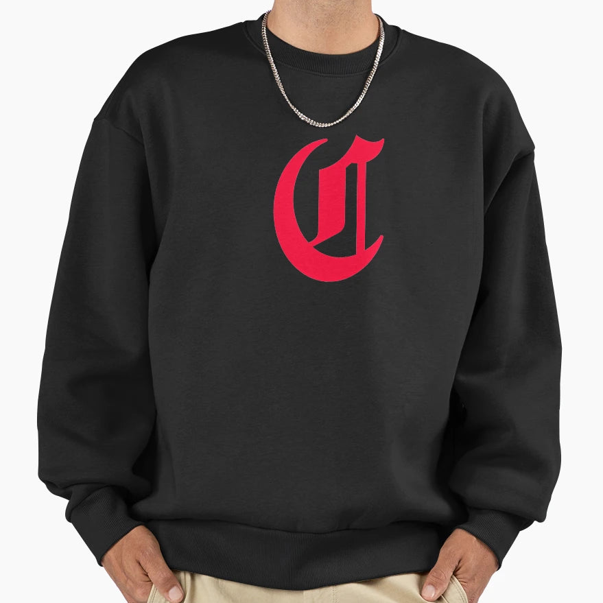 Old Red Brave Sweatshirt - Custom Art Print Men Women - T-Shirt, Sweatshirt, Hoodie