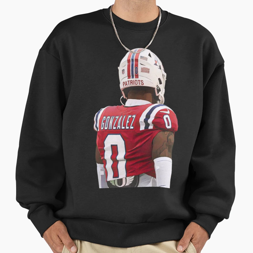Christian Gonzalez Football Gear Sweatshirt - Aesthetic Graphic Unisex - T-Shirt, Sweatshirt, Hoodie