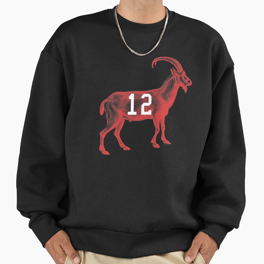 Tampa Bay Goat 12 Essentials Sweatshirt - Graphic Print Men Women - T-Shirt, Sweatshirt, Hoodie