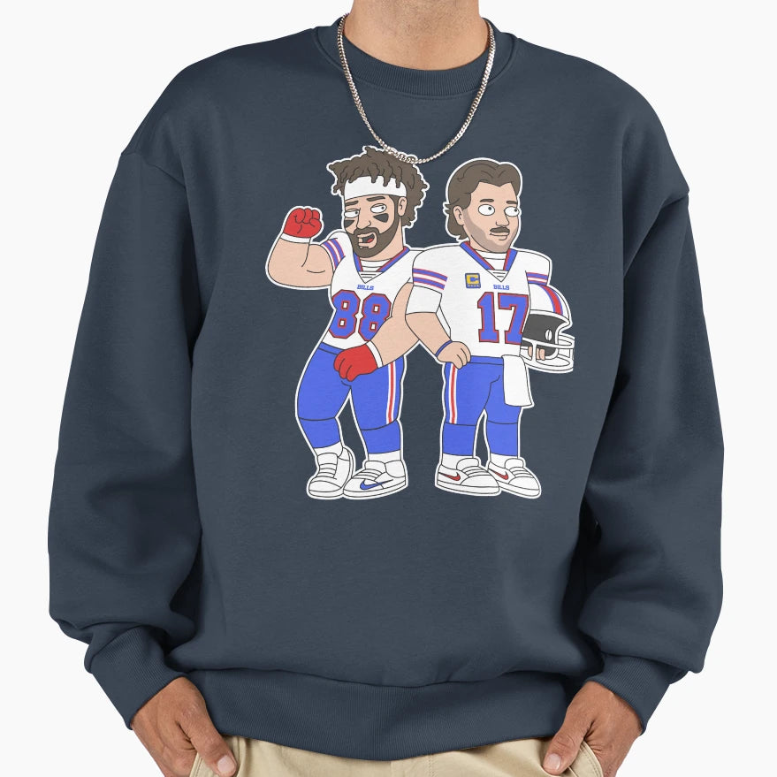 Allen Knox Buffalo Guys Sweatshirt - Trendy Graphic Men Women - T-Shirt, Sweatshirt, Hoodie