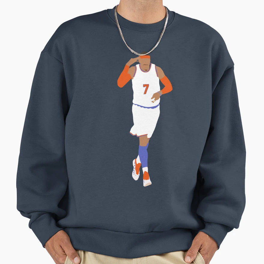 Carmelo Anthony Celebration Sweatshirt - Aesthetic Graphic Unisex - T-Shirt, Sweatshirt, Hoodie