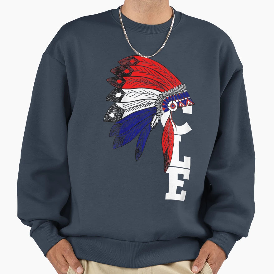 Cleveland Native Letter C Sweatshirt - Minimalist Print Men Women - T-Shirt, Sweatshirt, Hoodie