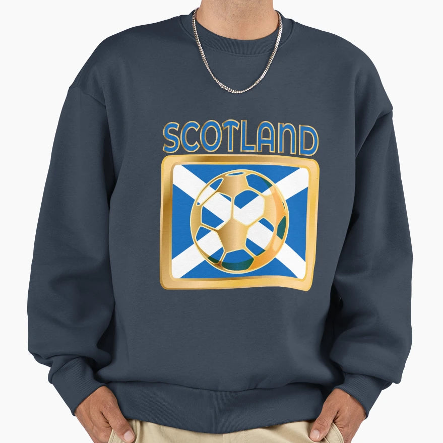 Scotland Football Sweatshirt - Aesthetic Graphic Men Women - T-Shirt, Sweatshirt, Hoodie