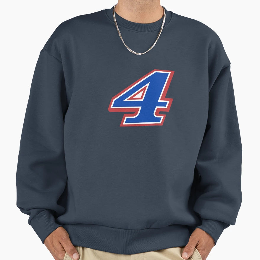 Kevin Harvick 4 Sweatshirt - Minimalist Print for Adults - T-Shirt, Sweatshirt, Hoodie