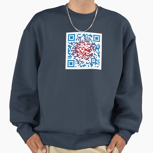 Bills Shout Song Qr Code Sweatshirt - Custom Art Print Men Women - T-Shirt, Sweatshirt, Hoodie